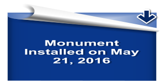 Monument Installed on May 21, 2016